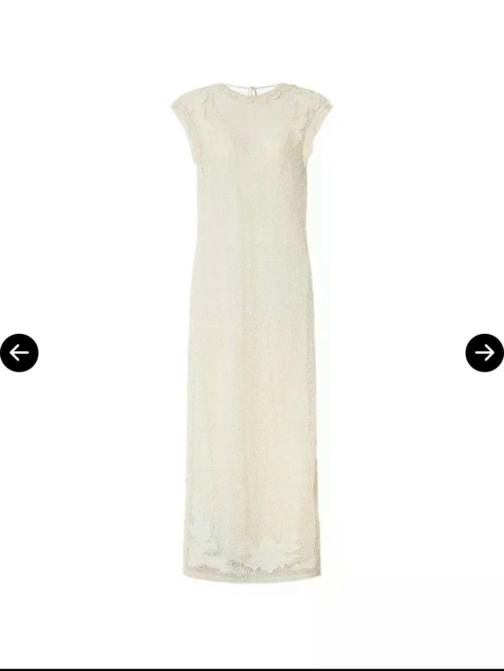 NWT SIZE 4 Isabel Marant Delvine Crochet Lace MIDI Dress - Picture 4 of 4